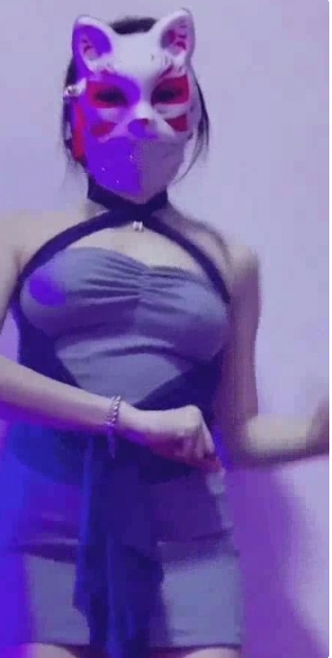 企业TikTok转型舞合集沐小沐最新91V75G，面具舞姿与中国风